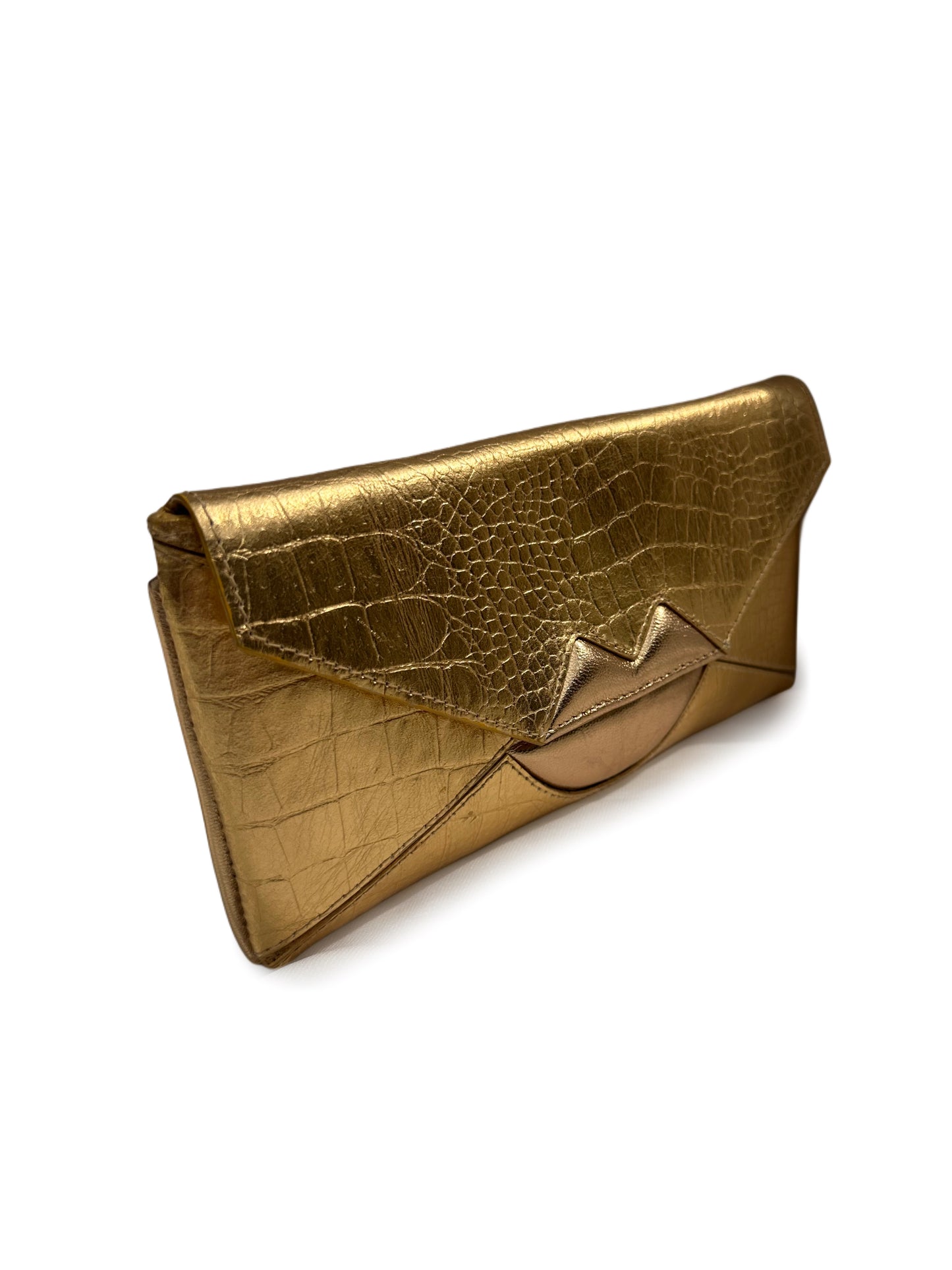 GoldBisous Lip Envelope Clutch