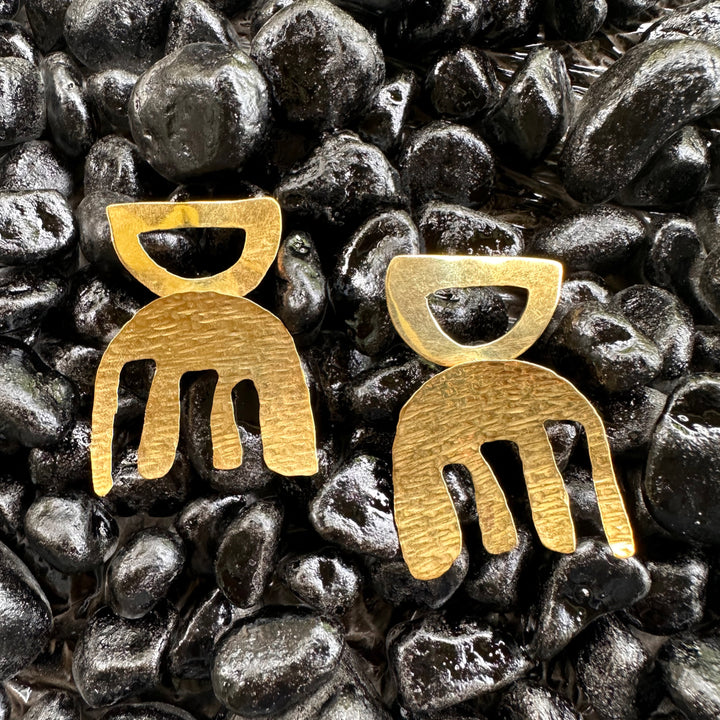 Duafe  Adinkra Symbol Earrings