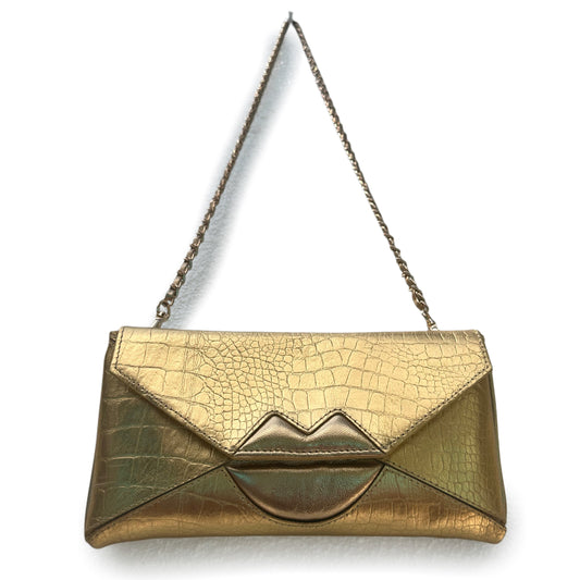 GoldBisous Lip Envelope Clutch
