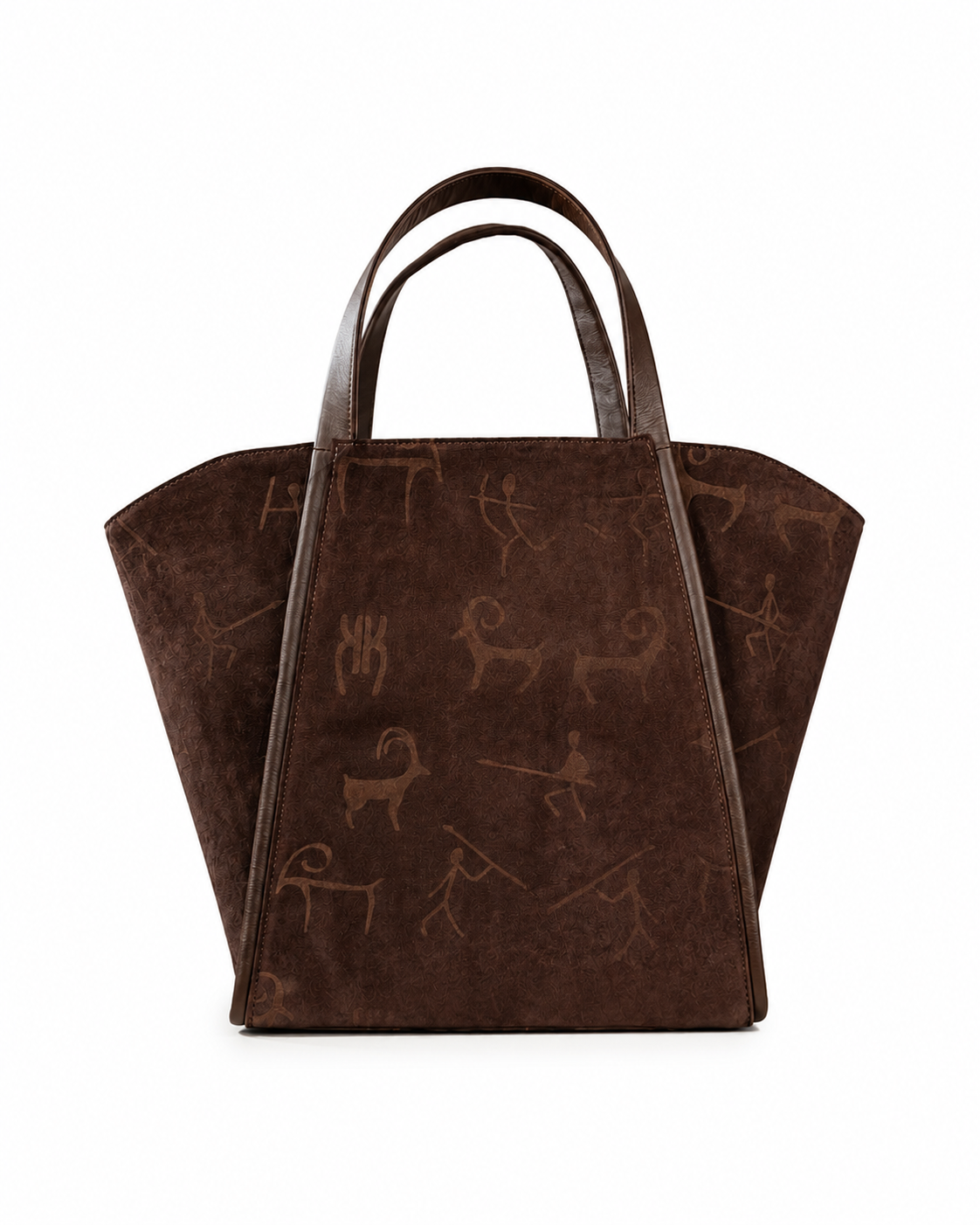 Tsodilo Tote Bag in Suede