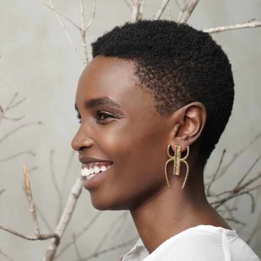 Logo Stud Earrings