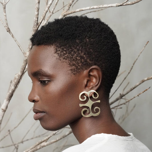 Dwennimmen Symbol Earrings